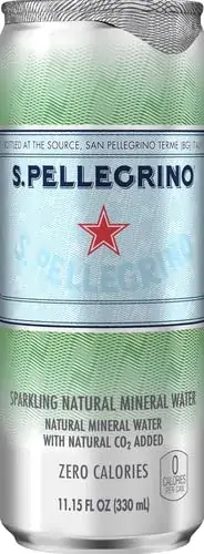 água Mineral Natural Com Gás S. Pellegrino Lata 330ml