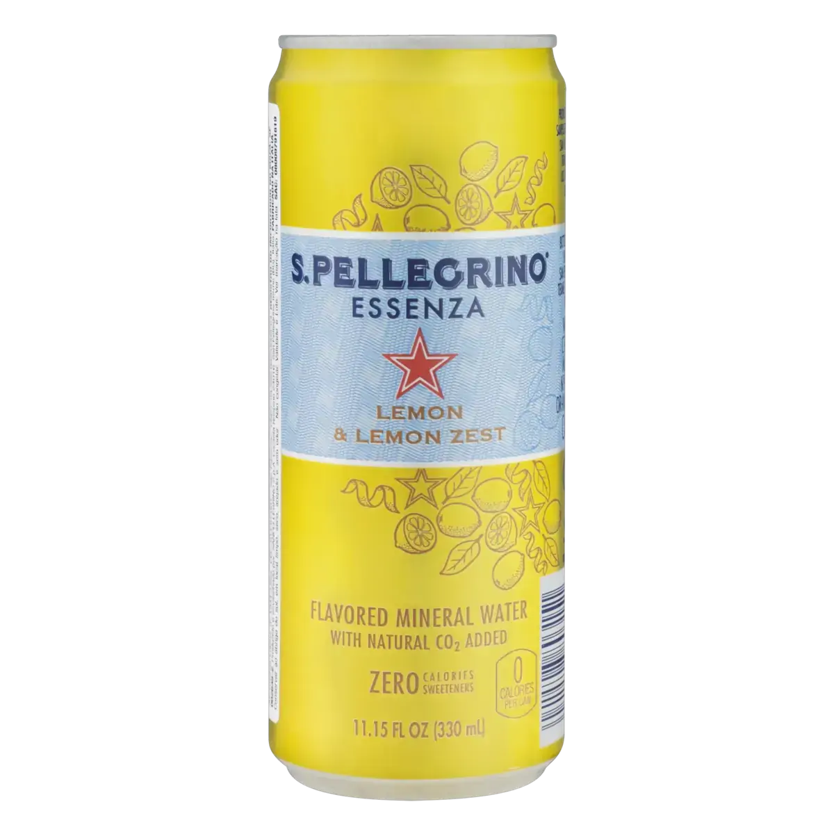 Refrigerante Soda Limão S. Pellegrino Essenza Lata 330ml