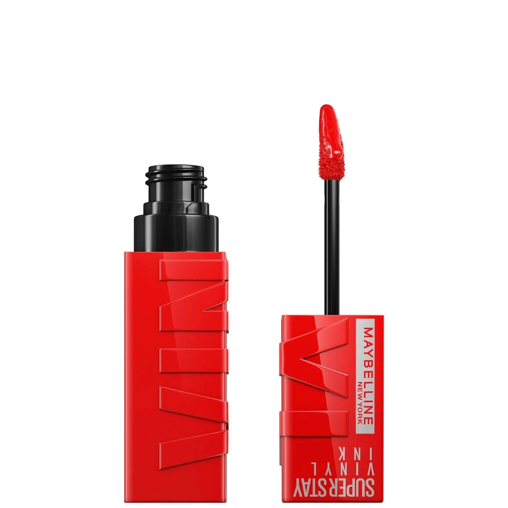 Batom Matte Super Stay Vinyl Red Hot Maybelline