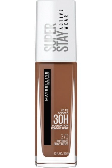 Base Líquida Longa Duração 370 Deep Bronze Maybelline Superstay Active Wear 30h 30ml