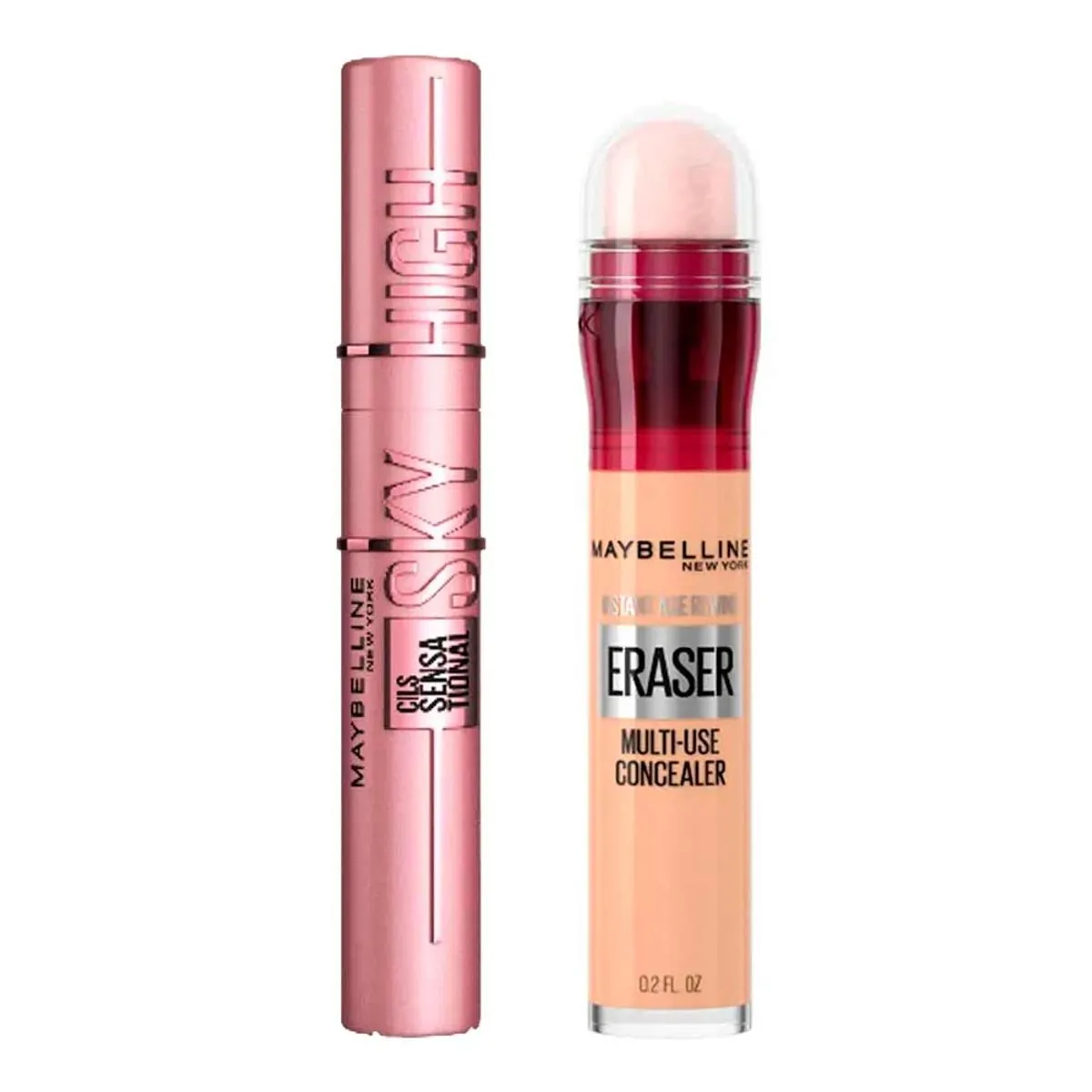 Maybelline Sky High Washable Mascara Makeup, Volumizing Mascara, Buildable, Lengthening Mascara, Def