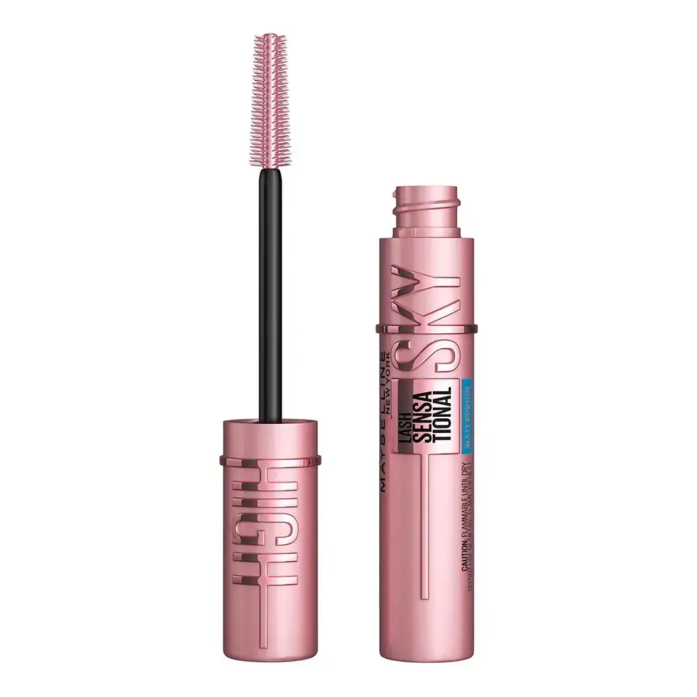 Maybelline Sky High Waterproof Mascara Makeup, Volumizing Mascara, Buildable, Lengthening Mascara, D