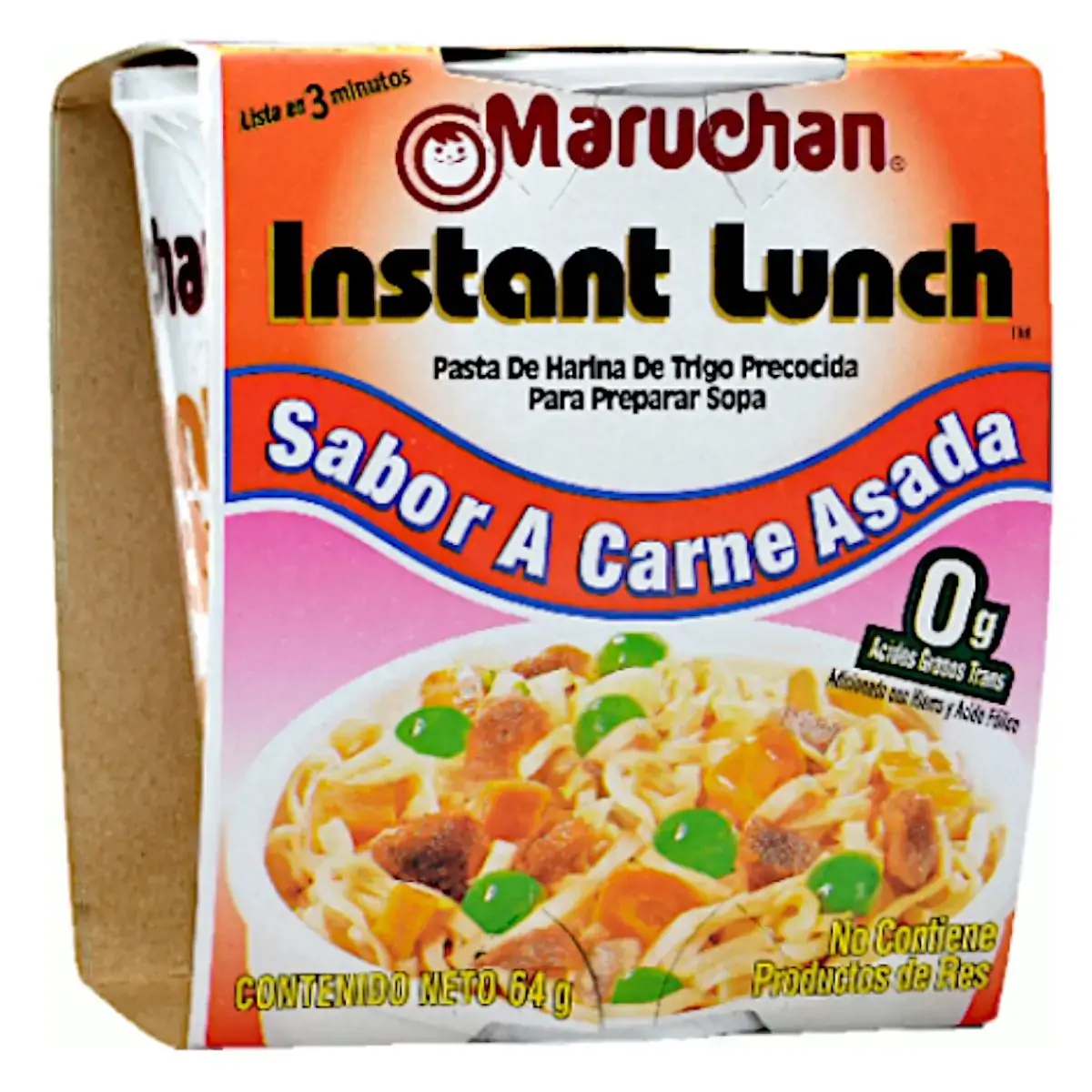 Mac.inst.maruchan 64g Carne