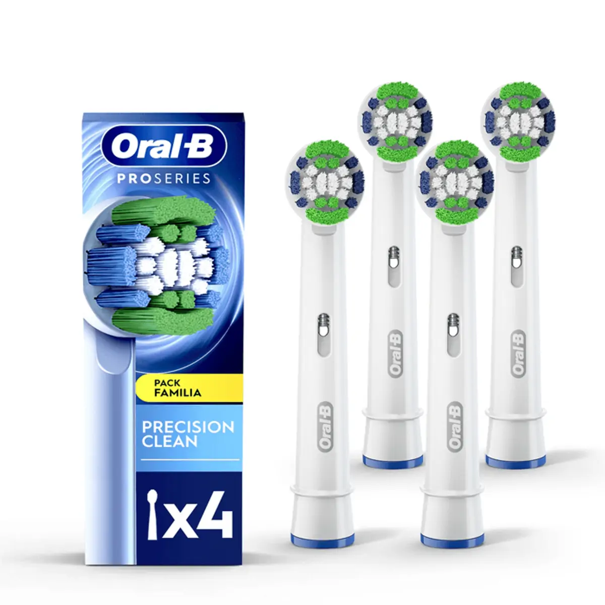 Refil Escova Dental Elétrica Pro Series Oral B Precision Clean 4 Unidades