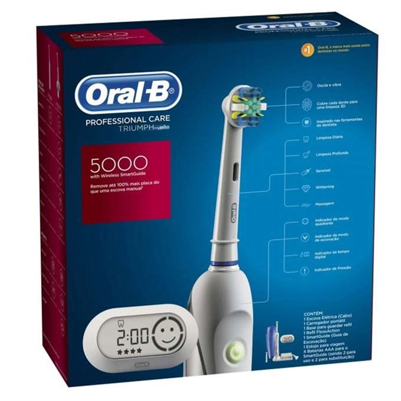 Escova Dental Eletrica Oral B Triumph 5000 220v Unit