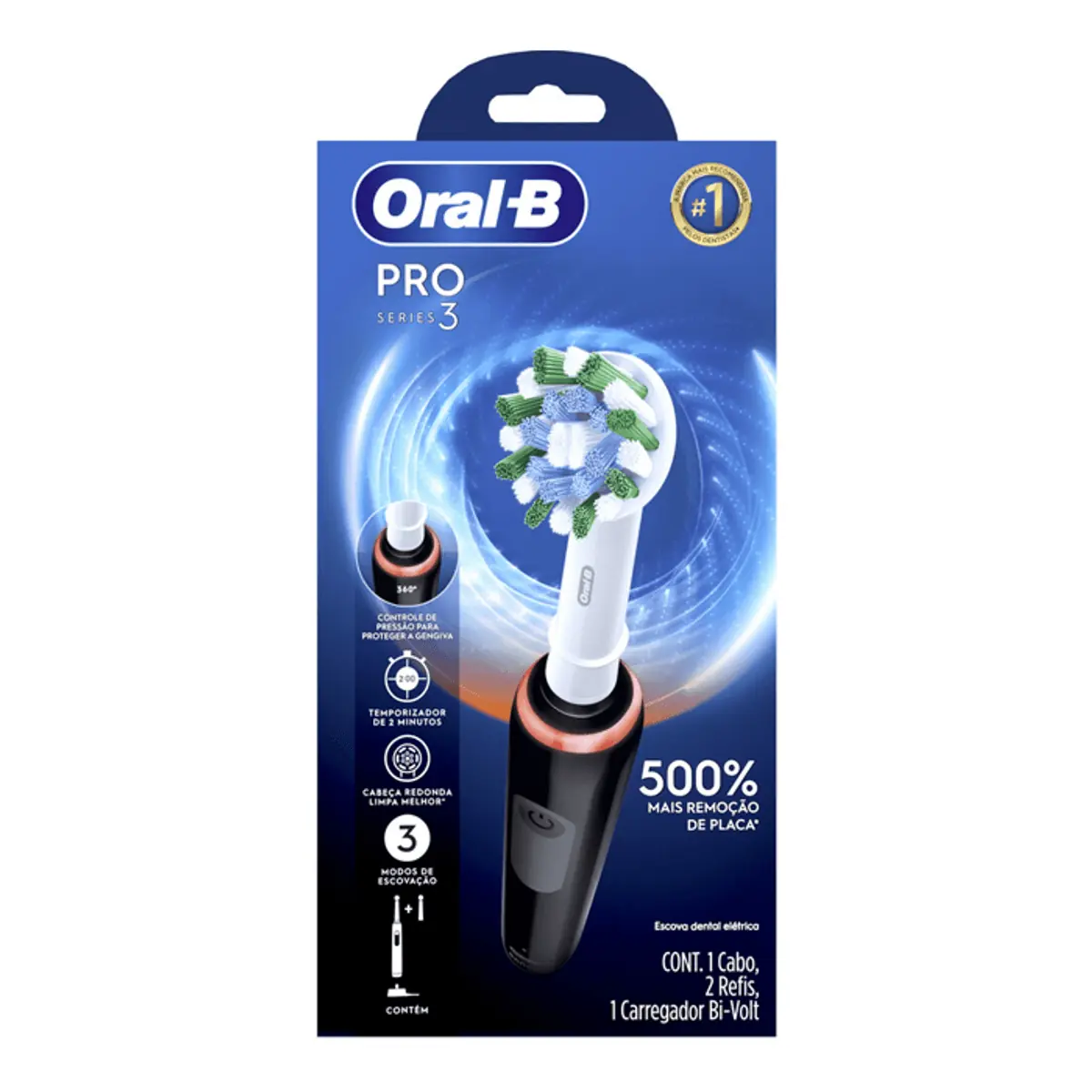 Escova Elétrica Oral-B Pro 2000 Sensi Ultrafino 127v + Refil Sensi Ultrafino