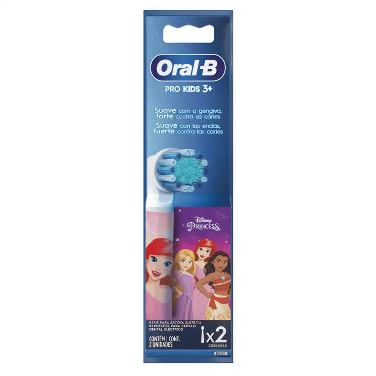 Refil Escova Elétrica Oral-B Princess Disney 2 Unidades
