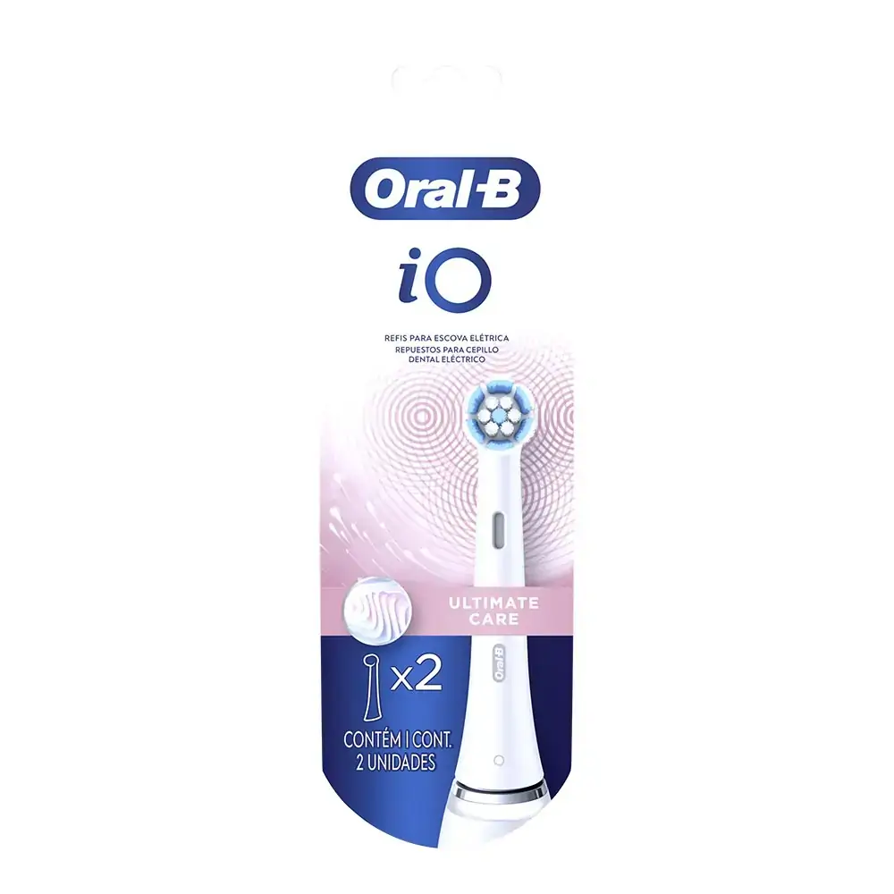 Refil Escova de Dentes Elétrica Oral-B iO Ultimate Care 2 Unidades
