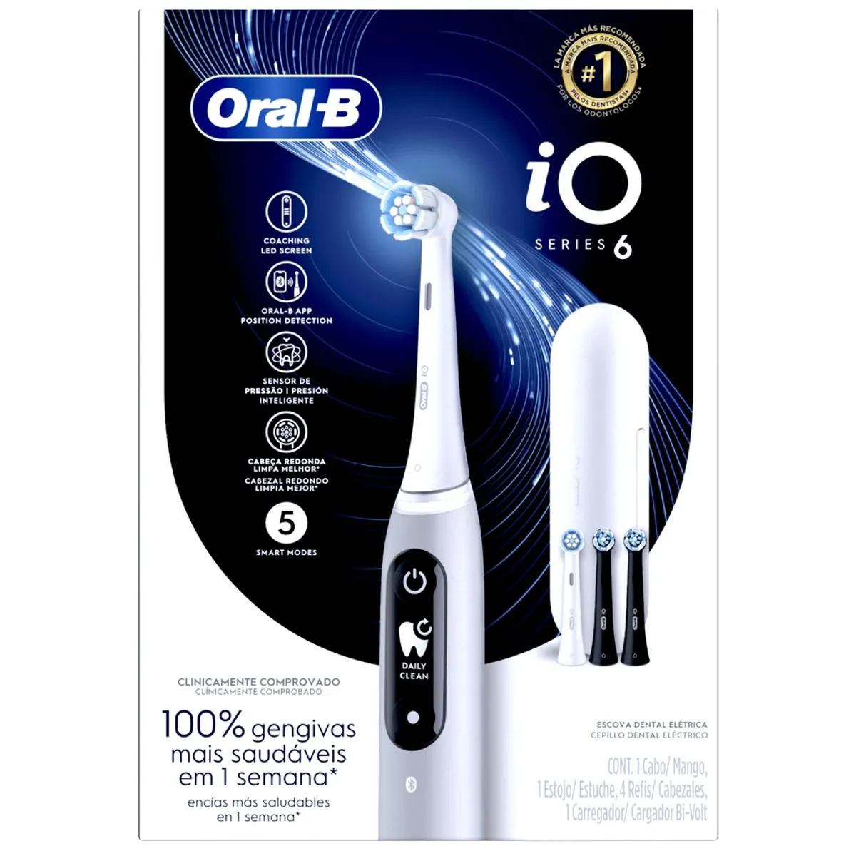 Escova Dental Elétrica Series 6 Oral B Io