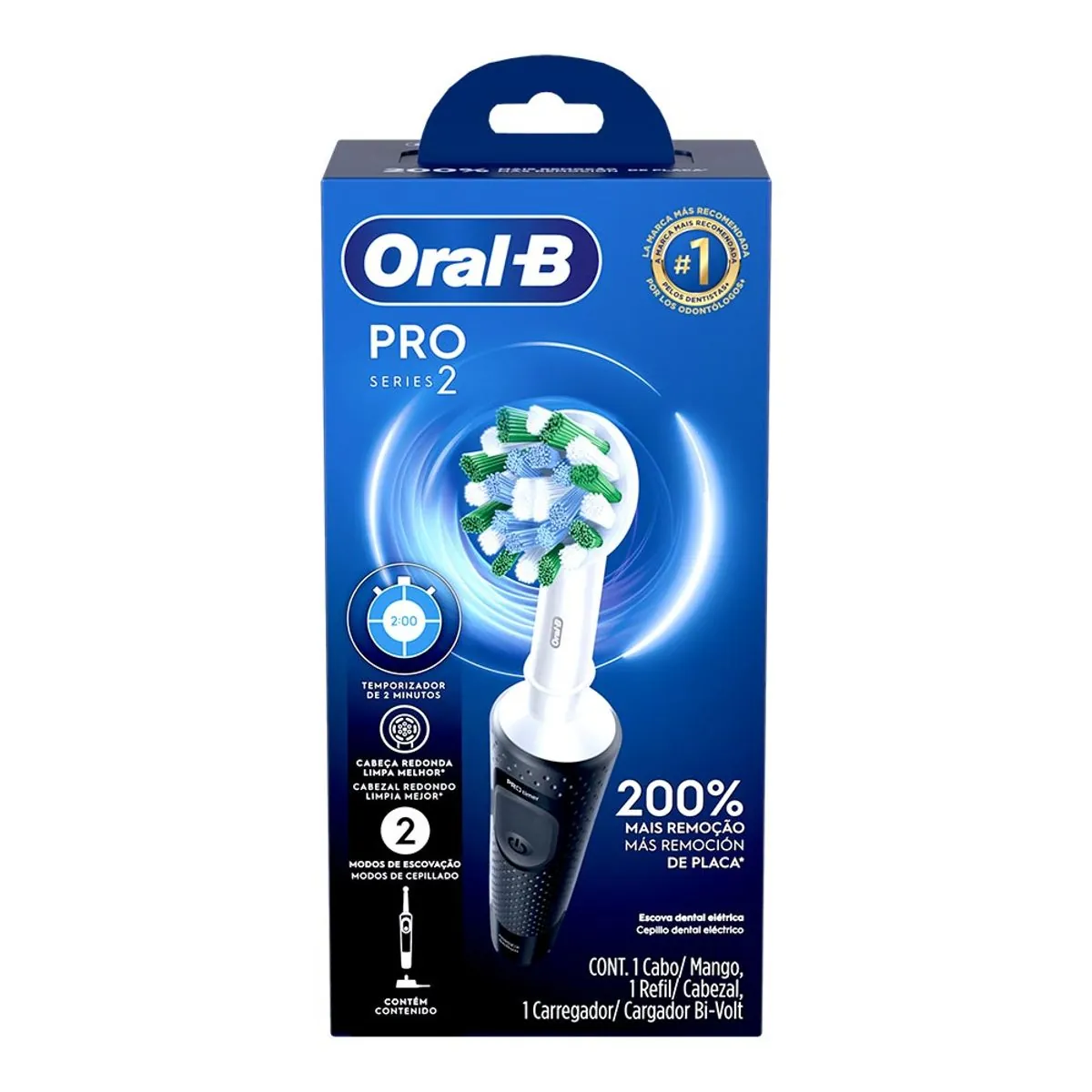 Escova Dental Elétrica Black Pro Series 2 Oral B