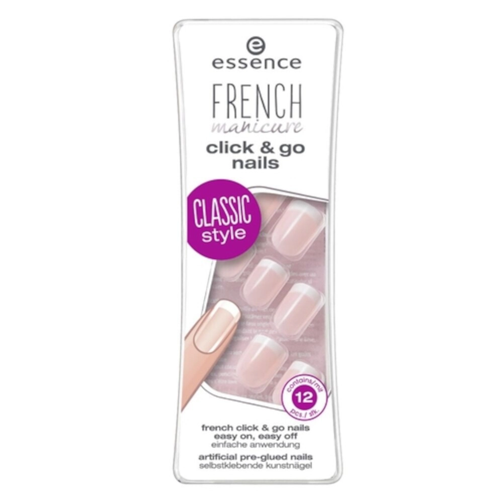 Essence French Manicure Click N Go Nails Unhas Postias Francesinha