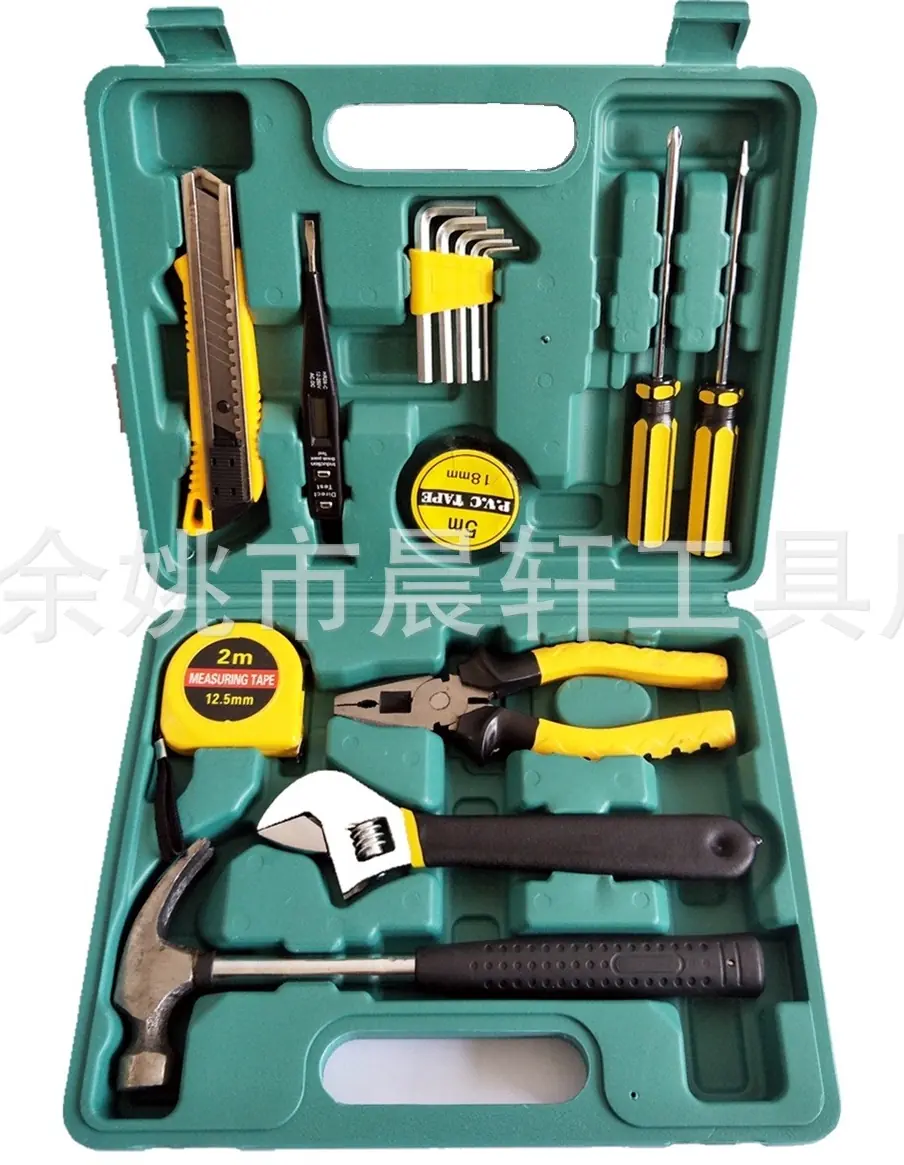 1 Kit De Ferramentas Com 16 Peças cada, e Maleta Plástica Tool Kit Box