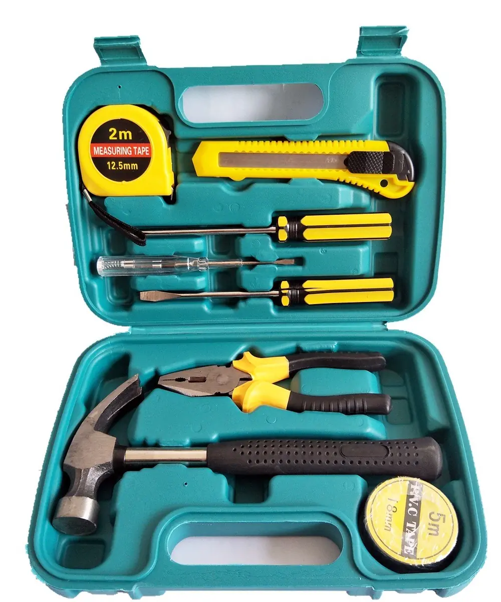 1 Kit De Ferramentas Com 9 Peças cada, Tool Kit Com Maleta