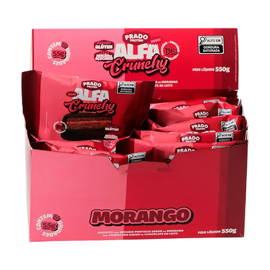 Alfajor Morango 55g Ac101 Prado Protein