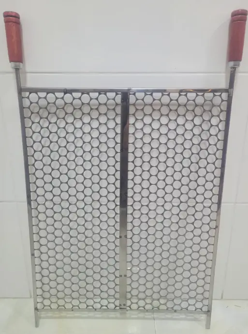 Grelha De Aço Inox 430 49x60 83 Lider