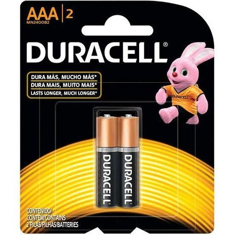 Pilha Duracell Palito Aaa 2un