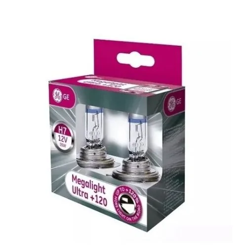 Lâmpada Unitário H7 55W 12V MegaLight Ultra - G E 98264