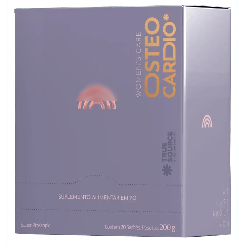 Women s Care Osteocardio Pineapple Display 200g 20 Sachês True Source