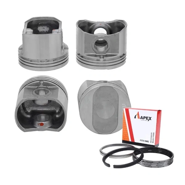 Pistão com Anel Unitário (0.60) Gasolina - APEX APXSFI400060