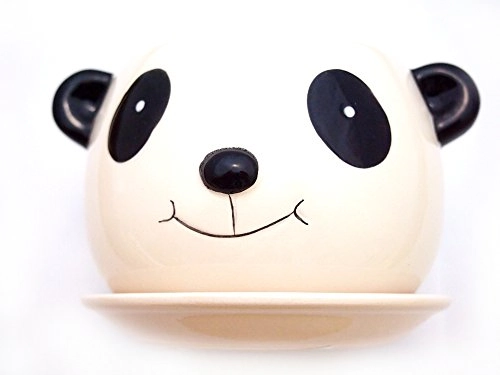 Small Ceramic Flower Pot Garden Pot Panda S Face