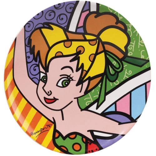 Prato Disney Romero Britto Tinker Bell