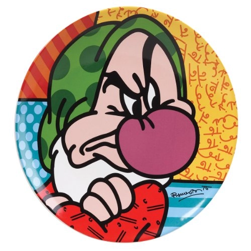 Prato Disney Romero Britto Grumpy