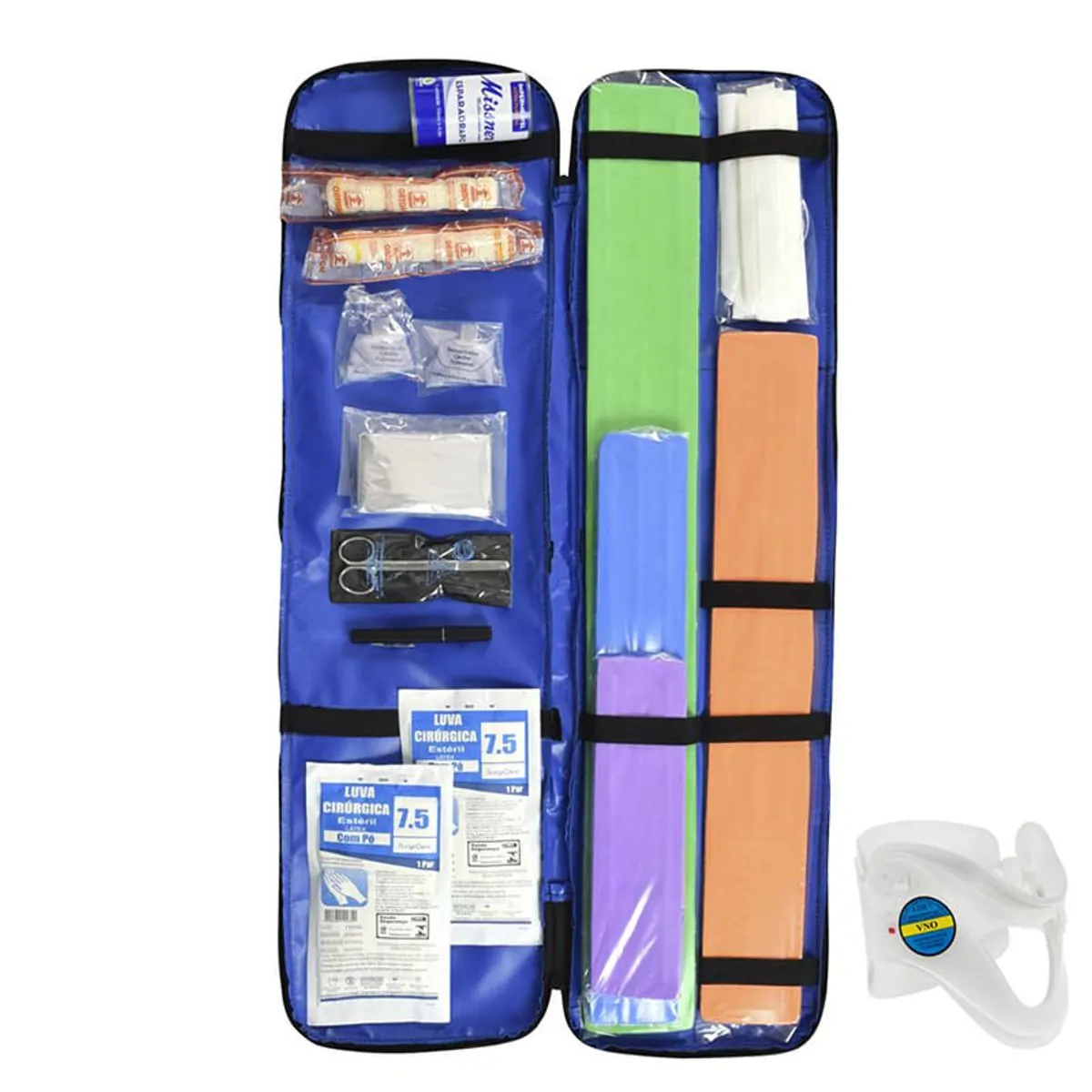 Bolsa Porta Talas e Colares com Bolso Transparente Completa Royal