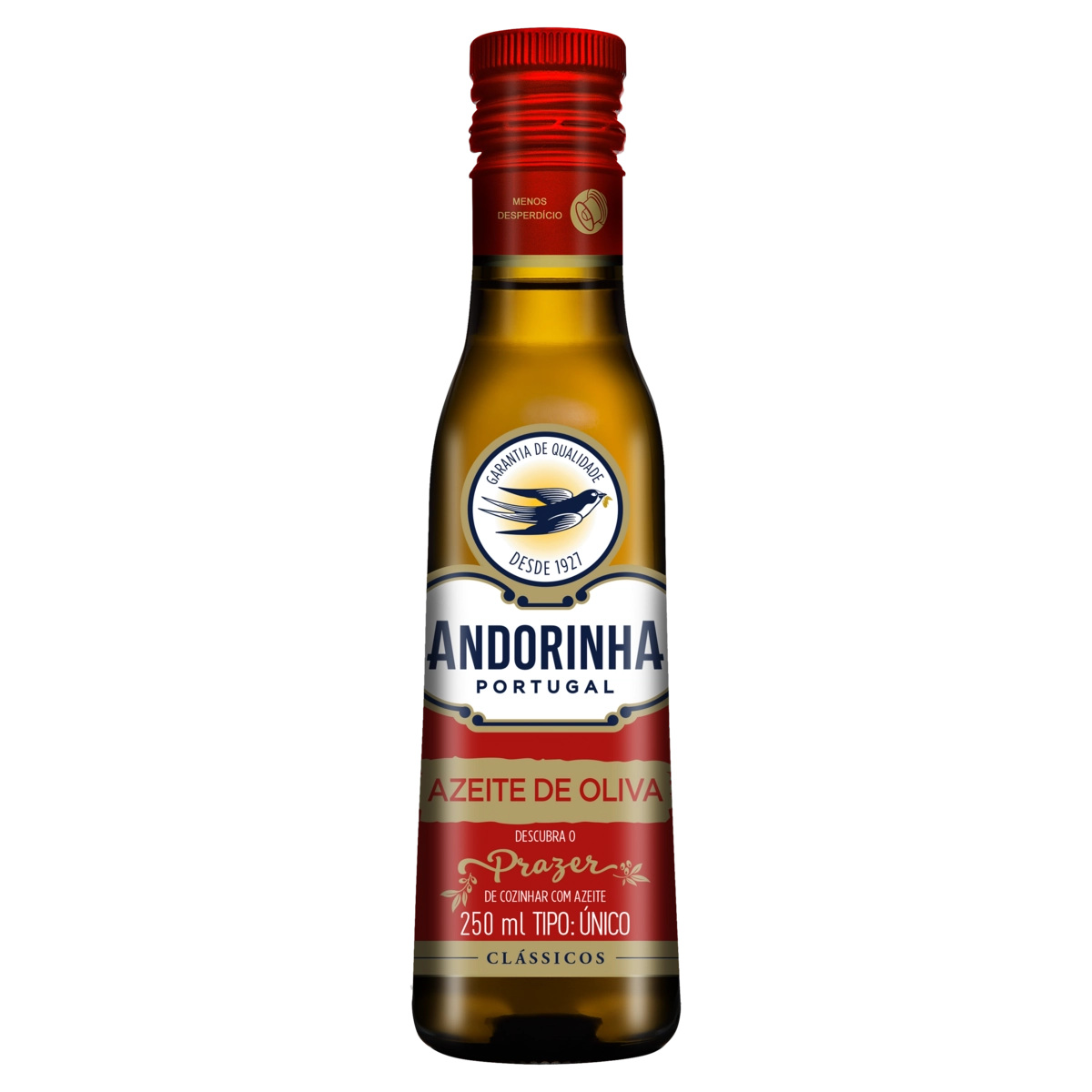 Azeite De Oliva Tipo único Português Andorinha Clássicos Vidro 250ml