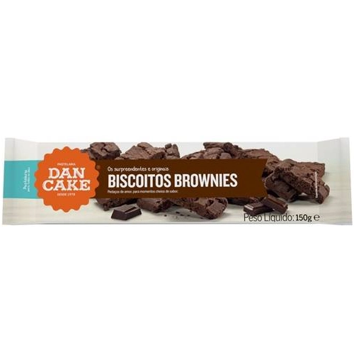 Biscoito Brownies Cookies Dan Cake 150gr