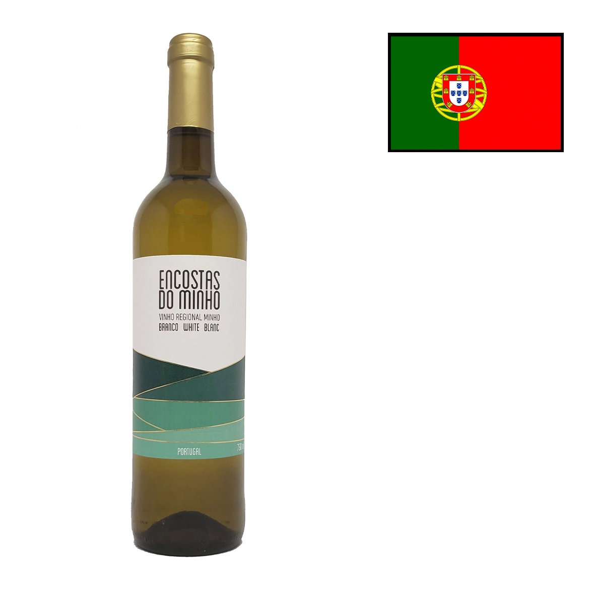 Vinho Encostas Do Minho 750ml Branco