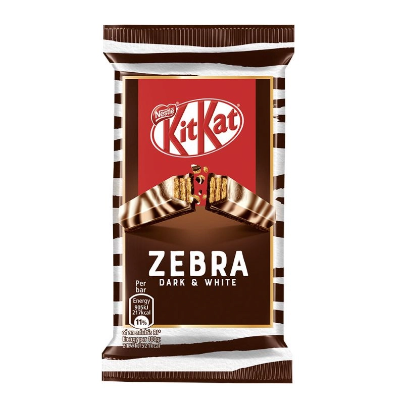 Bisc Kit Kat Zebra White 41,5g