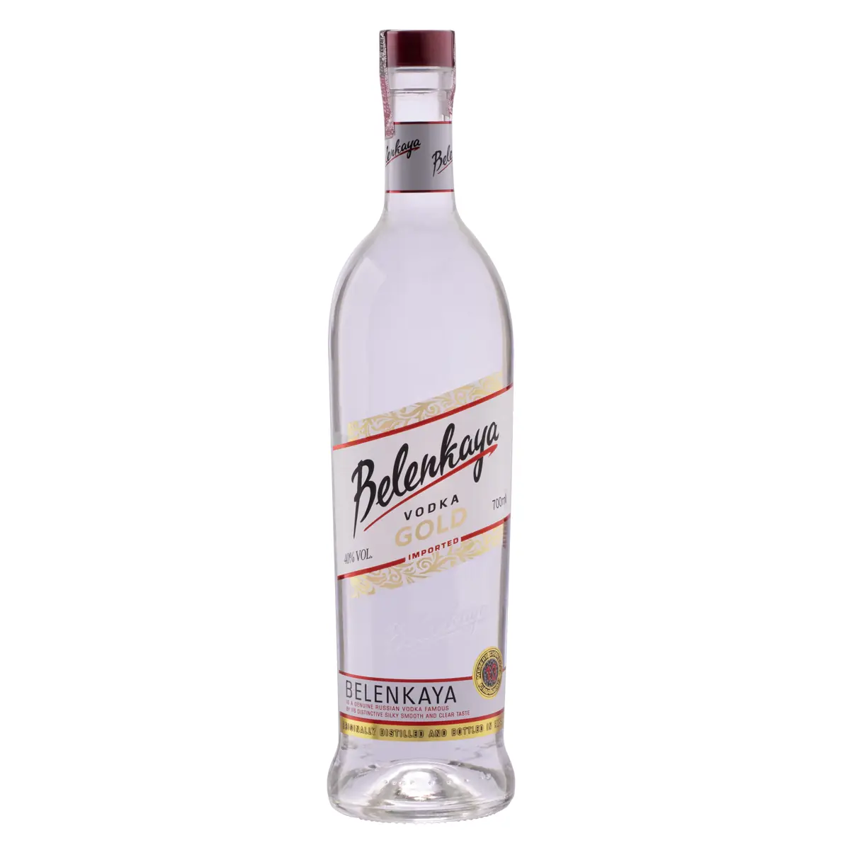 Vodka Destilada Belenkaya Gold Garrafa 700ml