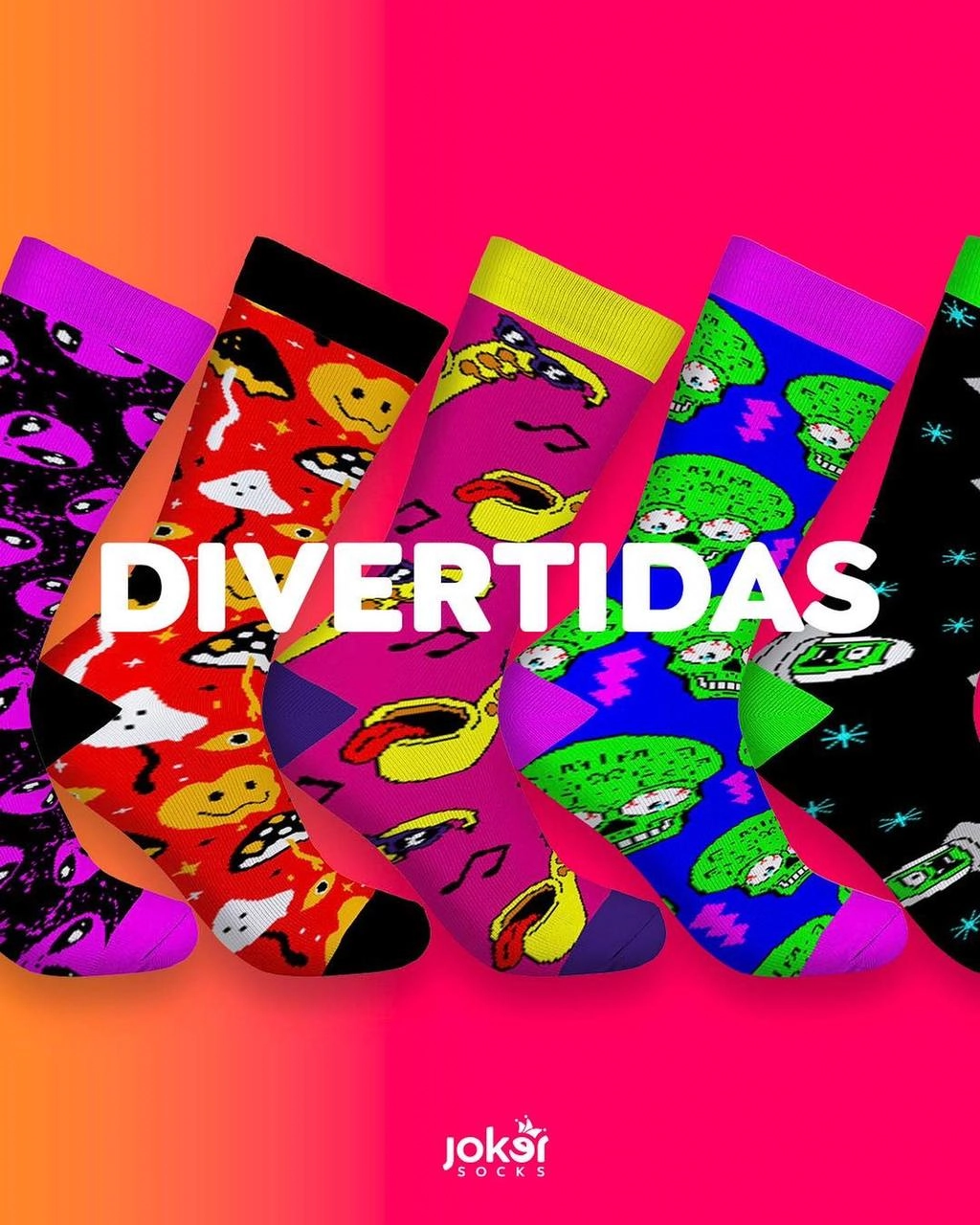 Meia 3 4 Adulto 19.991.884 Jokers