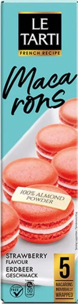 Macarons Le Tarti Emb Morango 60g
