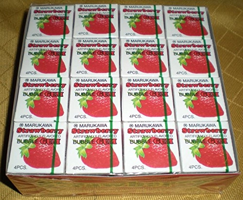 Chiclete Sabor Morango Marukawa