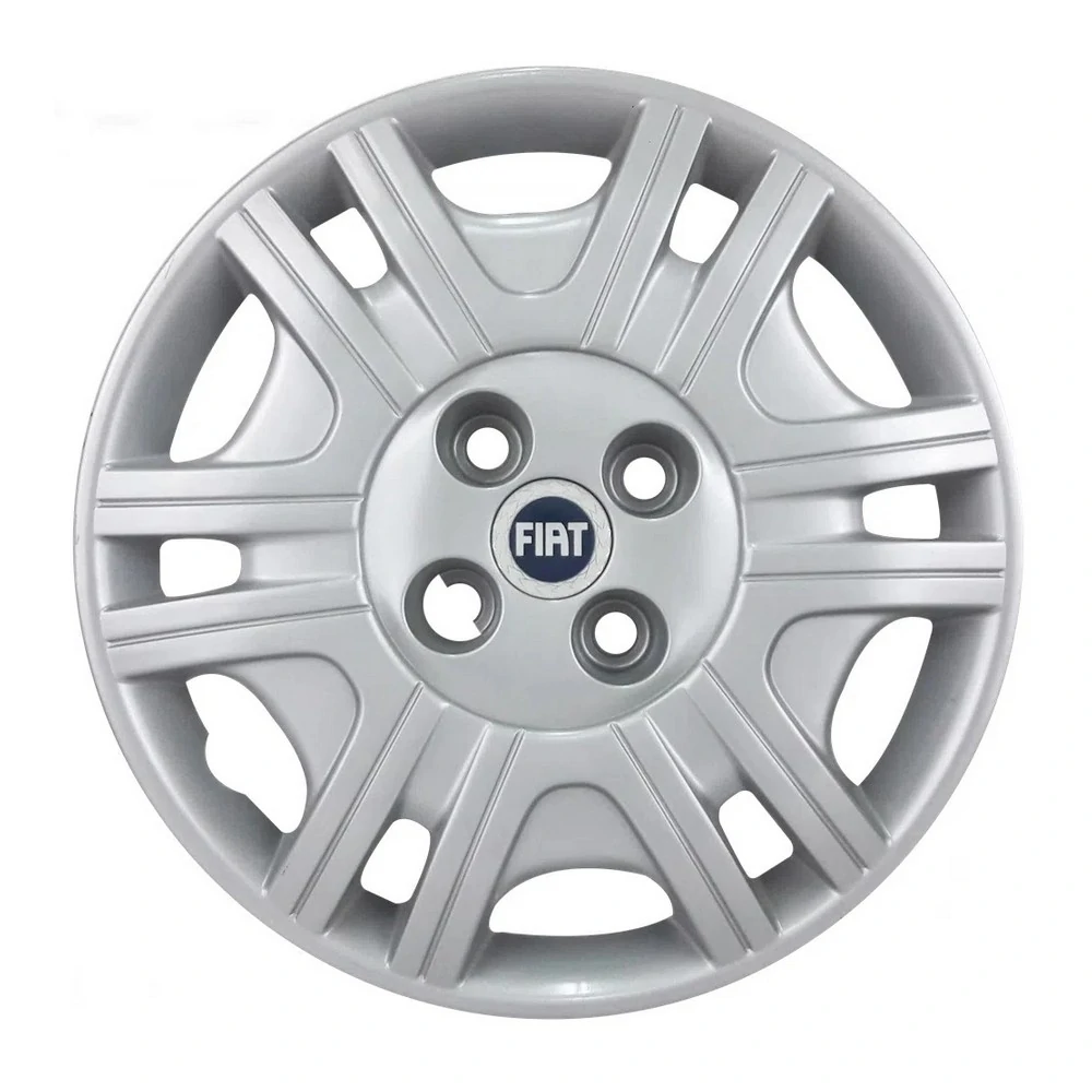 Calota Aro 14 Pol. Prata Fixação por Parafuso - FIAT 46843975