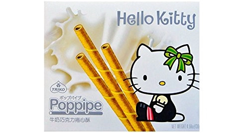 Biscoito Wafer Triko Hello Kitty Chocolate Leite