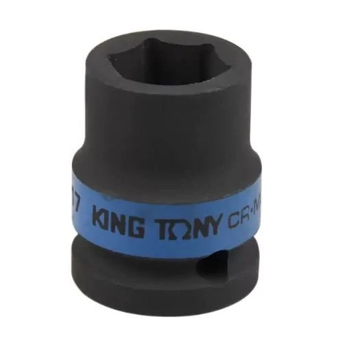 Soquete Sextavado de Impacto 17mm 1/2 - KINGTONY 453517M