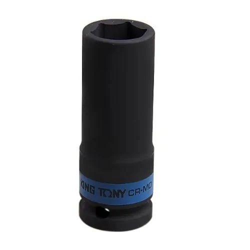 Soquete de Impacto 12 Pol. Extra Longo 19mm - KINGTONY 443519M