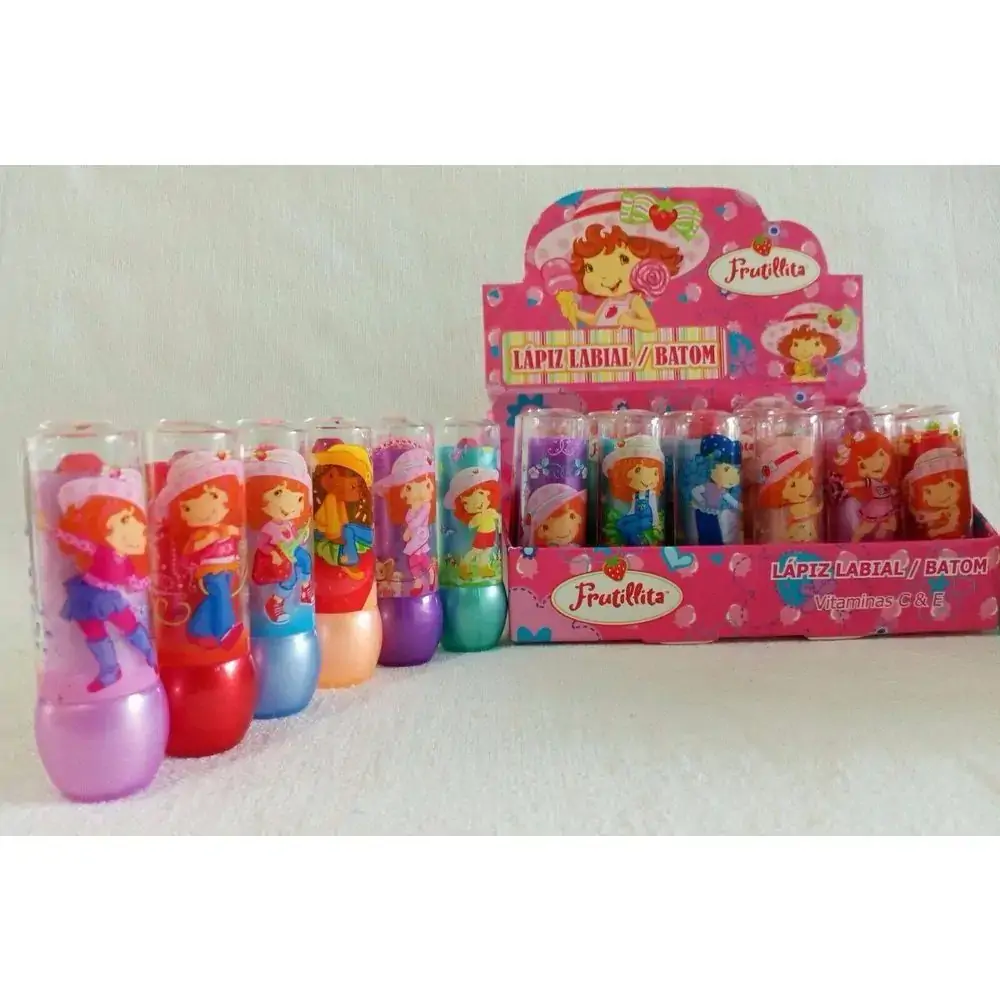 Batom Infantil Frutillita Tampa Preta
