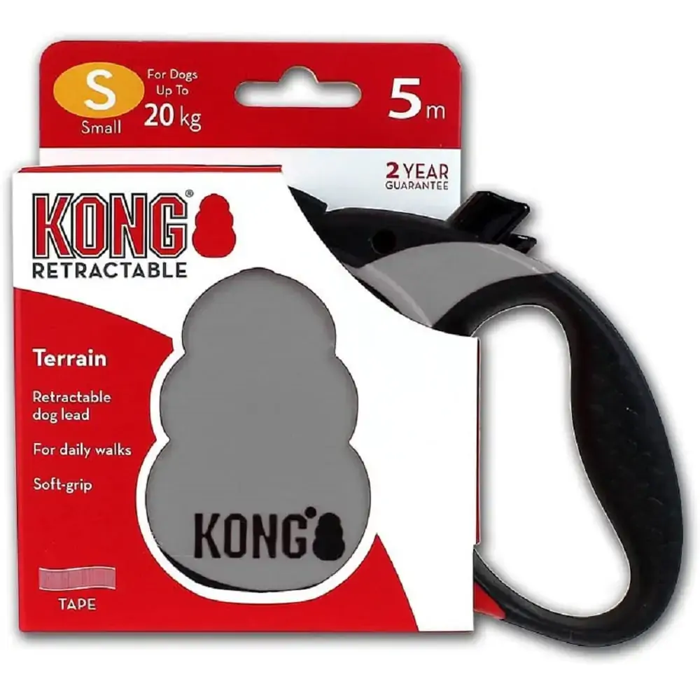 Guia Kong Paw Terrain Cinza Tamanho P