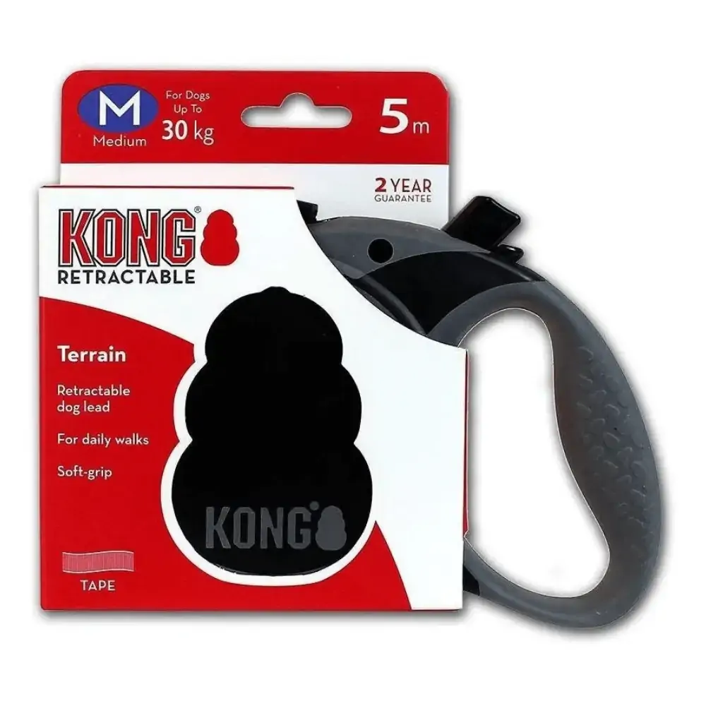 Guia Kong Paw Terrain Preto Tamanho M