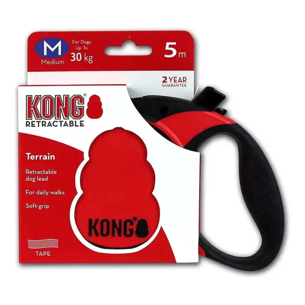 Guia Kong Paw Terrain Vermelho Tamanho M