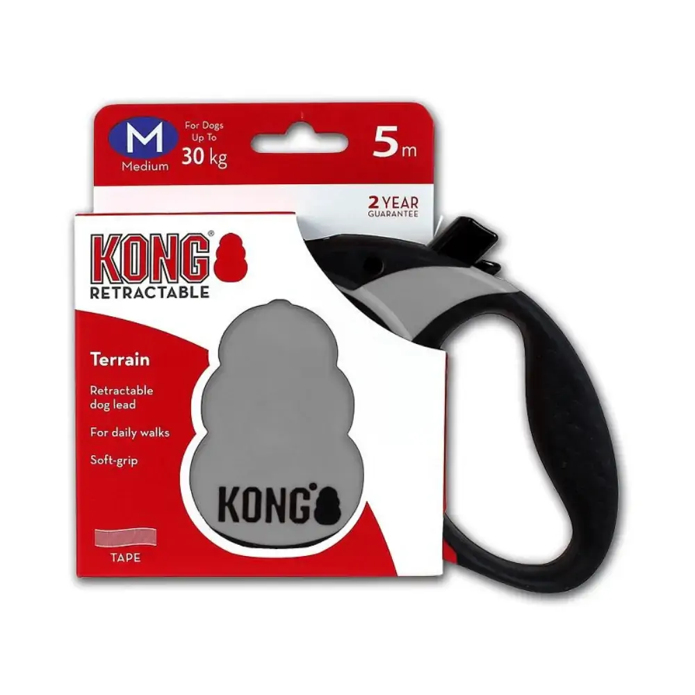 Guia Kong Paw Terrain Cinza Tamanho M