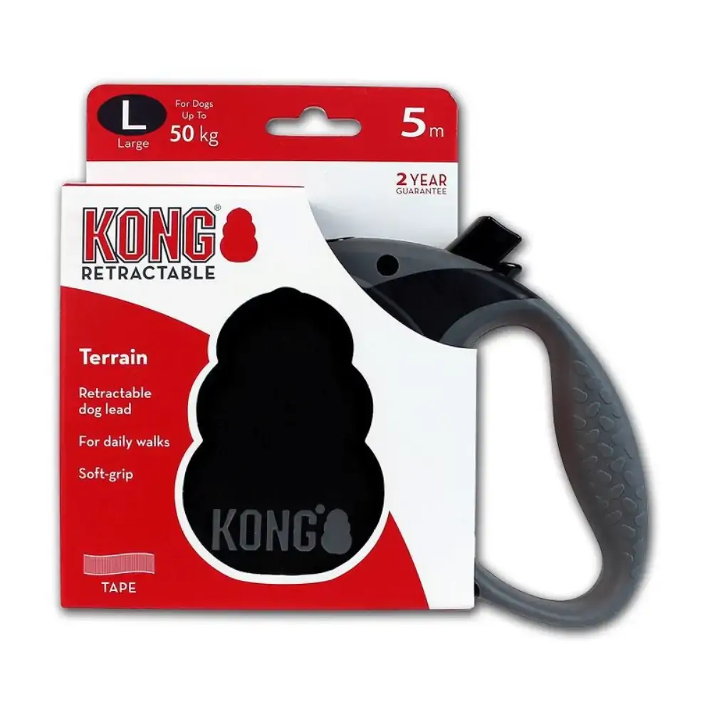 Guia Kong Paw Terrain Preto Tamanho G