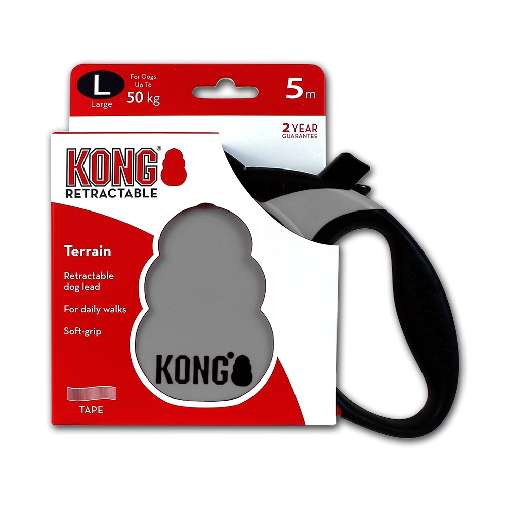 Guia Kong Paw Terrain Cinza Tamanho G