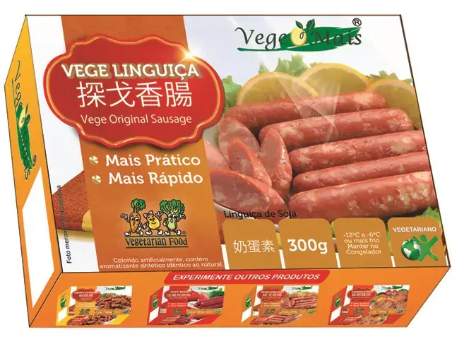 Linguica De Soja 300g Vege Original Sausage