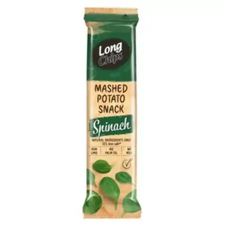 Chips Vegano Espinafre Long Chips 75g