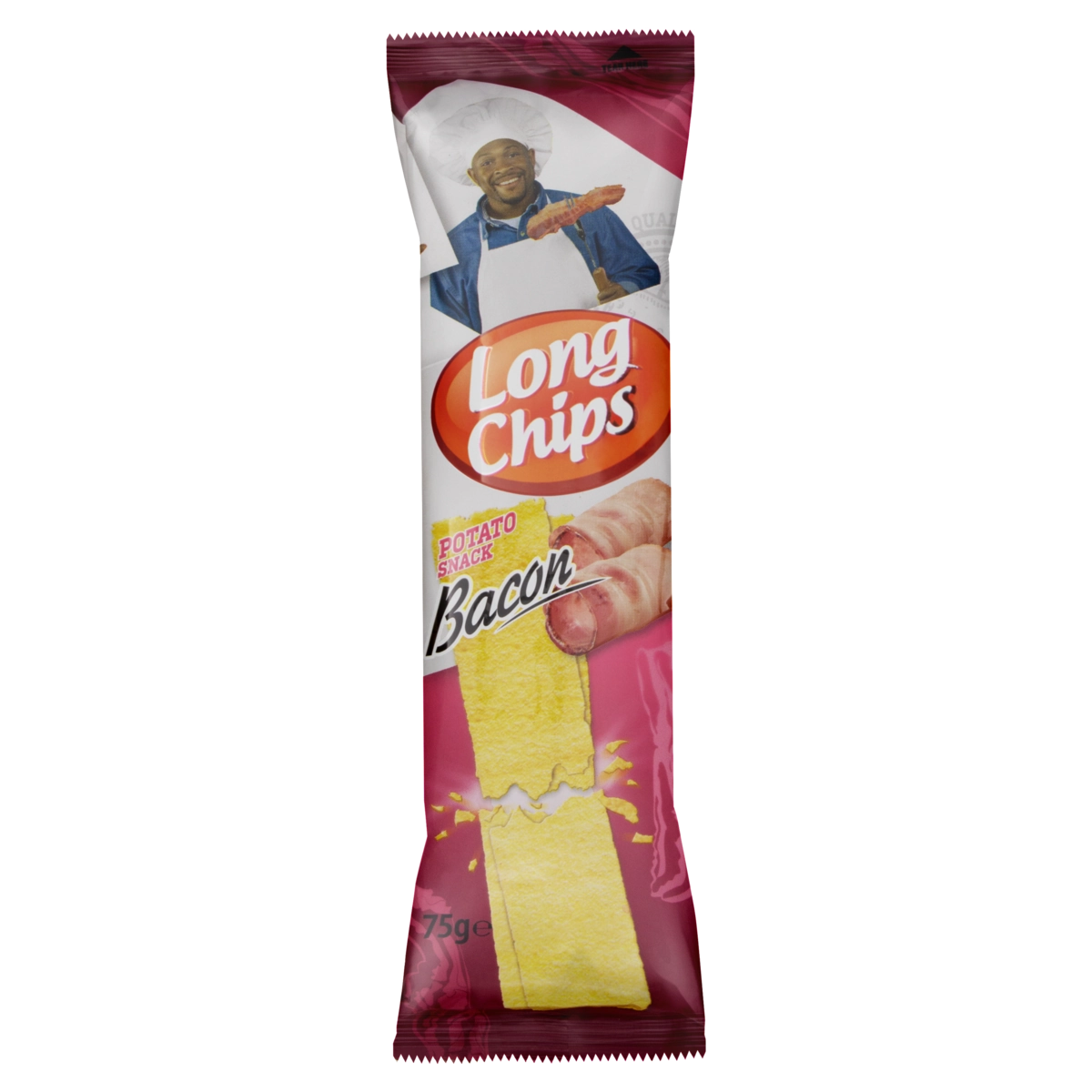 Salgadinho De Batata Bacon Long Chips Pacote 75g