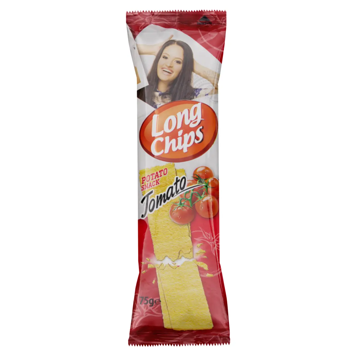 Salgadinho De Batata Tomate Long Chips Pacote 75g